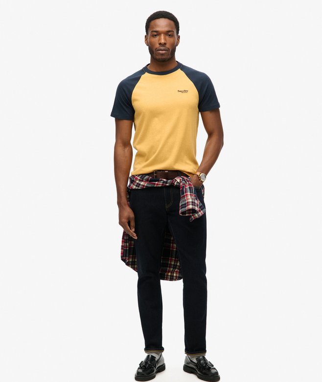 Superdry Camiseta De Béisbol De Algodón Orgánico Essential