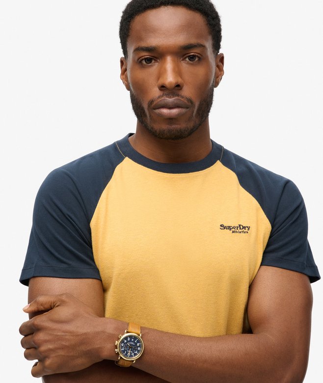 Superdry Camiseta De Béisbol De Algodón Orgánico Essential