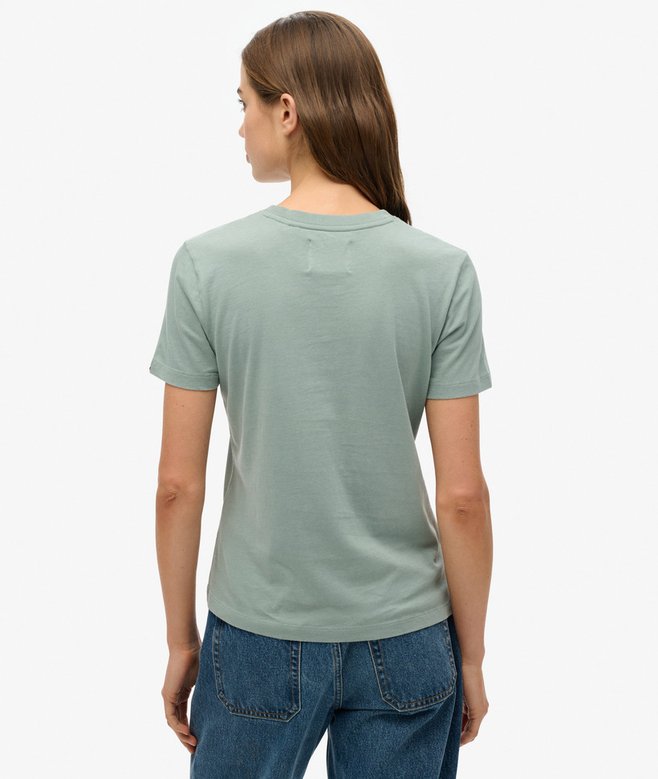 Superdry Camiseta De Corte Ajustado Con Logo Vintage Con Strass