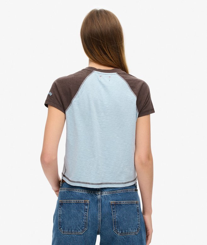 Superdry Camiseta De Corte Ajustado Con Mangas Raglán Athletic Essentials