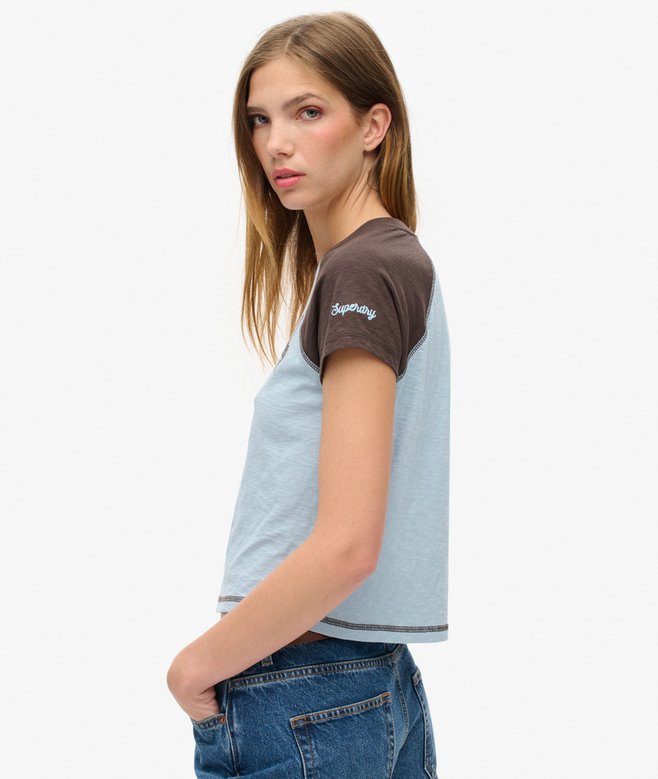 Superdry Camiseta De Corte Ajustado Con Mangas Raglán Athletic Essentials