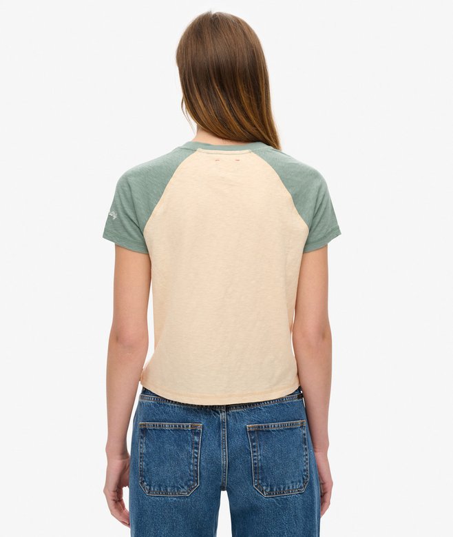 Superdry Camiseta De Corte Ajustado Con Mangas Raglán Athletic Essentials