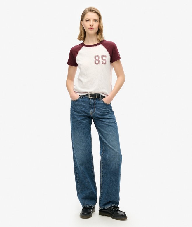 Superdry Camiseta De Corte Ajustado Con Mangas Raglán Athletic Essentials