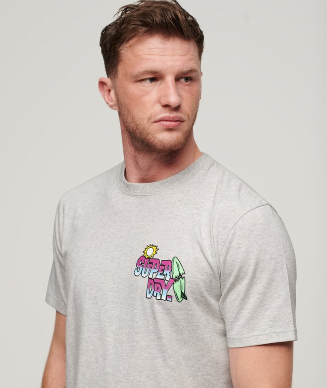 Superdry Camiseta De Corte Holgado Con Gráfico En El Pecho Neon Travel