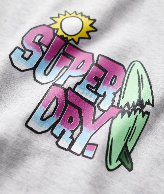 Superdry Camiseta De Corte Holgado Con Gráfico En El Pecho Neon Travel
