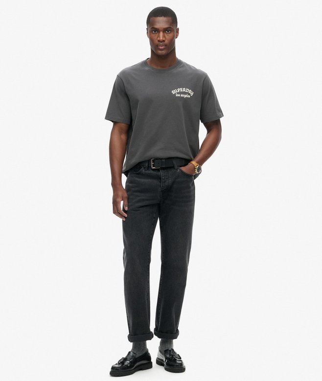 Superdry Camiseta De Corte Holgado Con Gráfico Tattoo En La Espalda