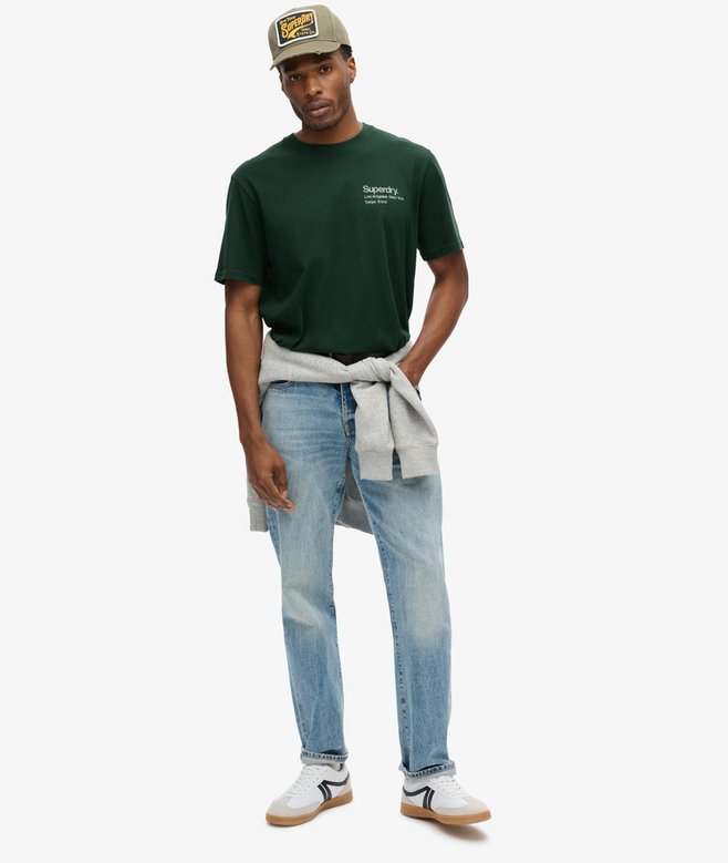 Superdry Camiseta De Corte Holgado Con Logotipo Core City