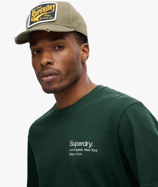 Superdry Camiseta De Corte Holgado Con Logotipo Core City