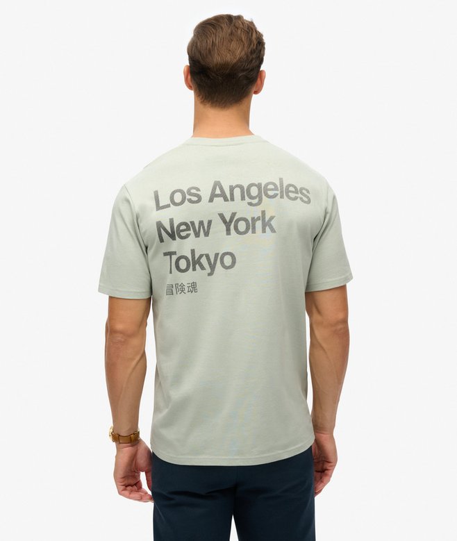 Superdry Camiseta De Corte Holgado Con Logotipo Core City