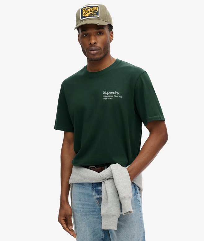 superdry Camiseta de corte holgado con logotipo Core City