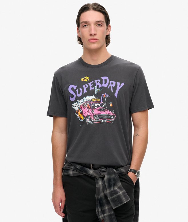 superdry Camiseta de corte holgado Dragnut Odd Rods