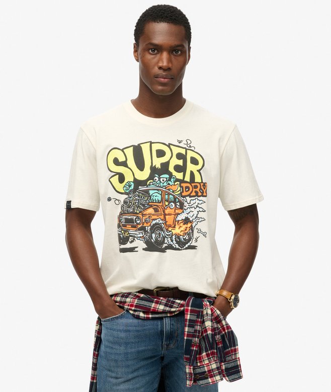 superdry Camiseta de corte holgado Dragnut Odd Rods