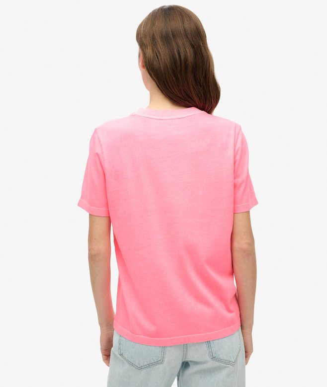 Superdry Camiseta De Corte Relajado Con Acabado Metalizado Venue