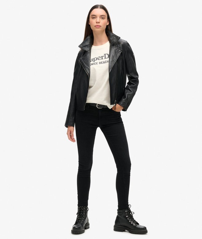 Superdry Camiseta De Corte Relajado Con Acabado Metalizado Venue