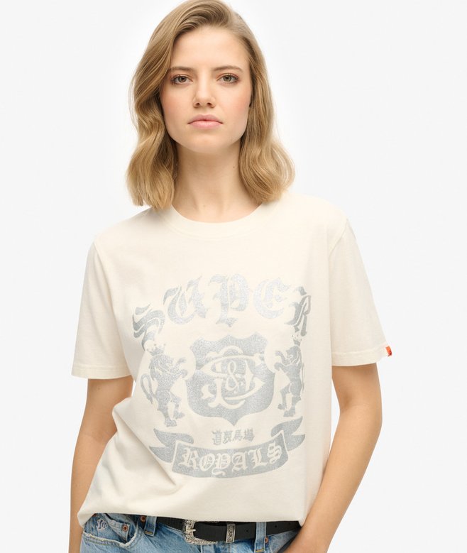 Superdry Camiseta De Corte Relajado Con Adornos Varsity