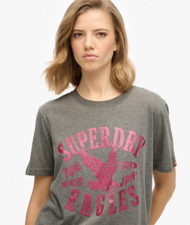 Superdry Camiseta De Corte Relajado Con Adornos Varsity