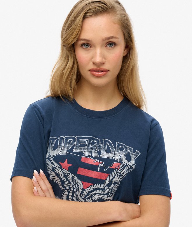Superdry Camiseta De Corte Relajado Con Adornos Varsity