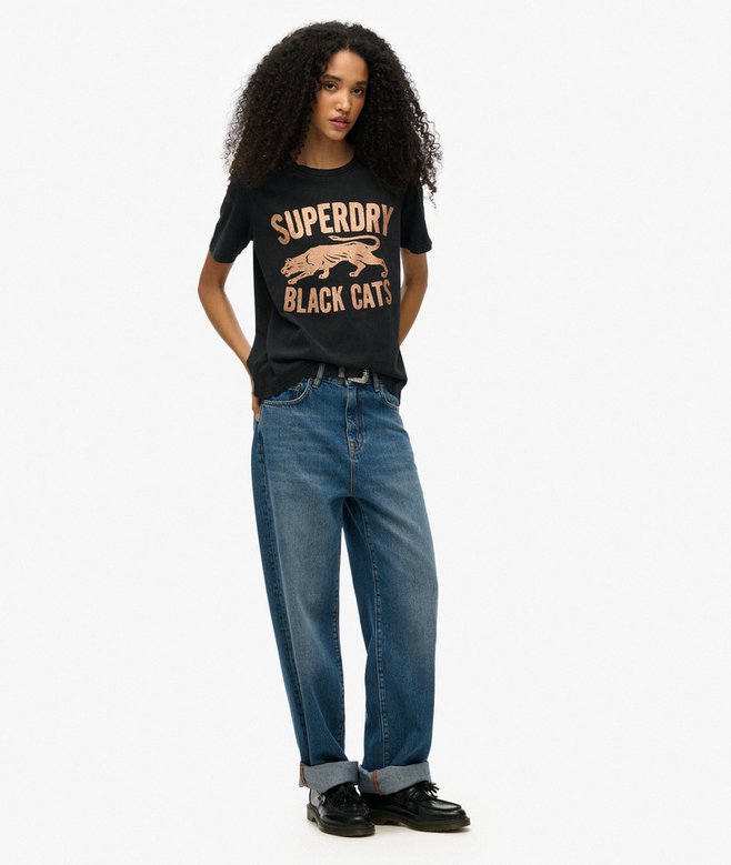Superdry Camiseta De Corte Relajado Con Adornos Varsity