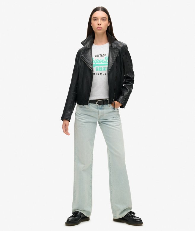 Superdry Camiseta De Corte Relajado Con Estampado Abombado Y Logotipo VL