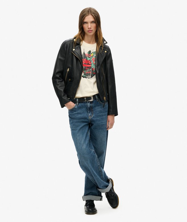 Superdry Camiseta De Corte Relajado Con Logo Vintage New York