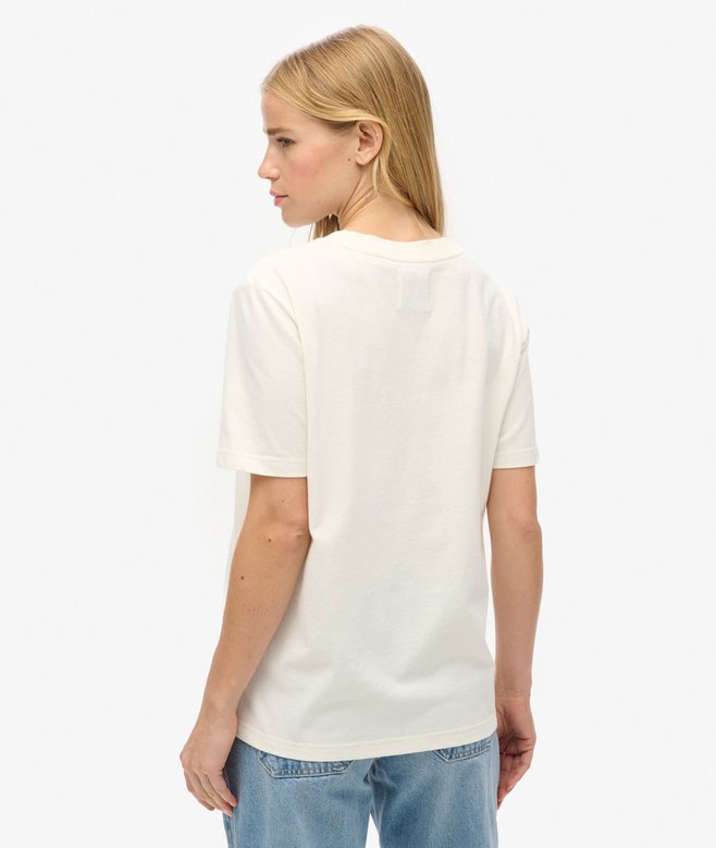 Superdry Camiseta De Corte Relajado Con Logotipo En Relieve