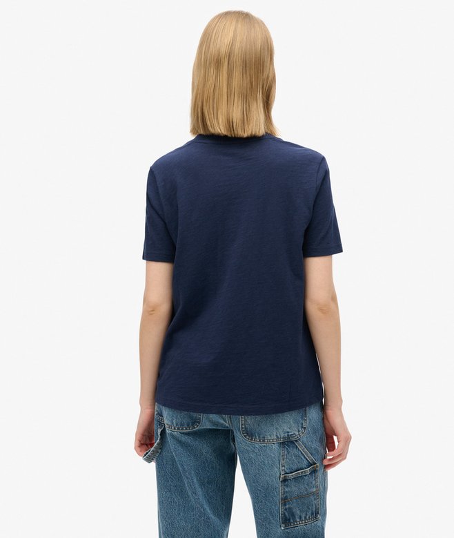 Superdry Camiseta De Corte Relajado Con Logotipo Y Purpurina