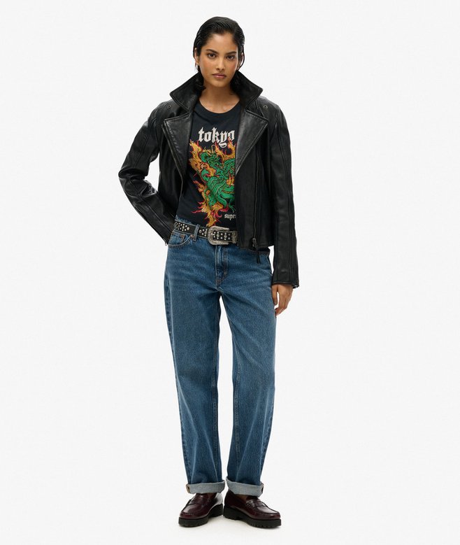 Superdry Camiseta De Corte Relajado Con Motivo De Tatuaje Neo Trad