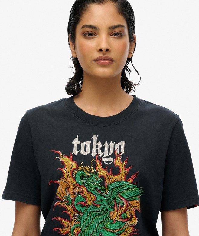 Superdry Camiseta De Corte Relajado Con Motivo De Tatuaje Neo Trad