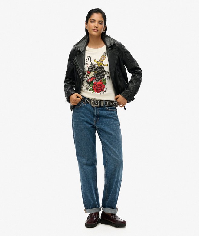 Superdry Camiseta De Corte Relajado Con Motivo De Tatuaje Neo Trad