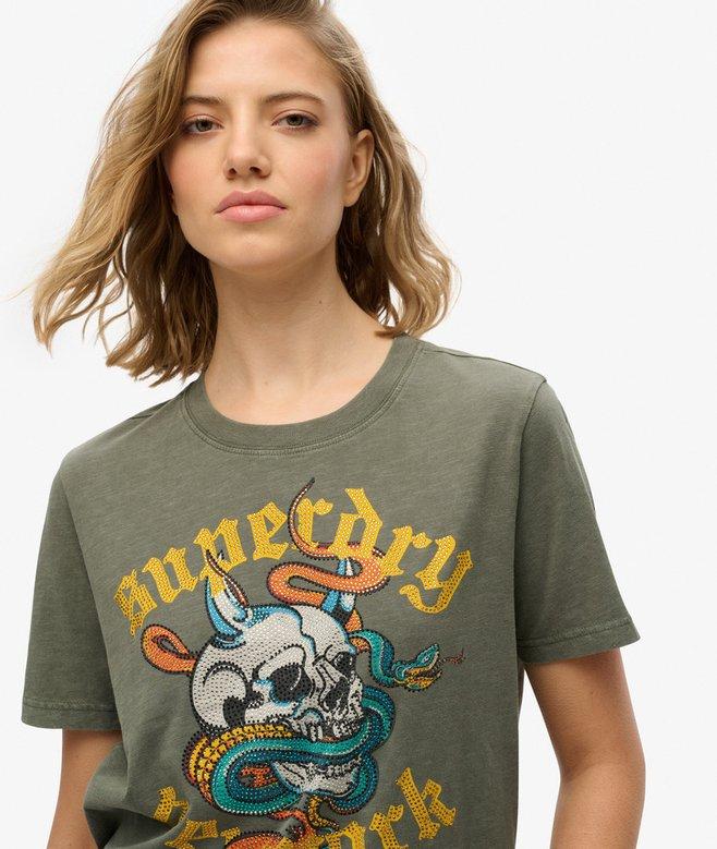 Superdry Camiseta De Corte Relajado Con Motivo De Tatuaje Neo Trad