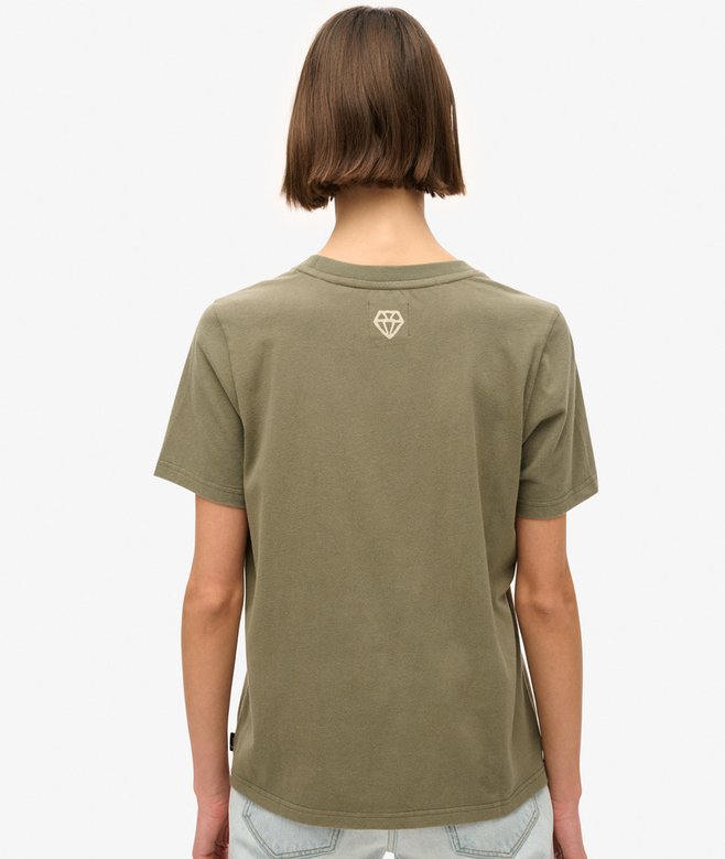 Superdry Camiseta De Corte Relajado Con Motivo De Tatuaje Script