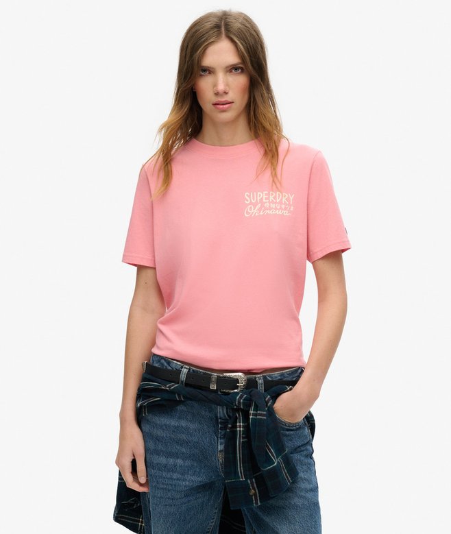 Superdry Camiseta De Corte Relajado Con Strass Tokyo
