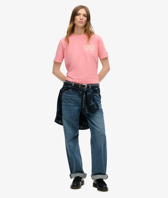 Superdry Camiseta De Corte Relajado Con Strass Tokyo