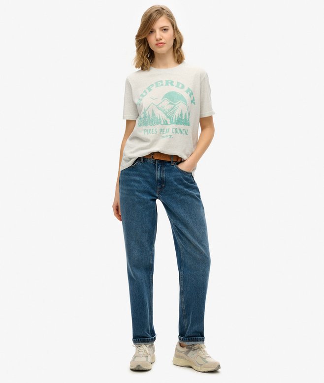 Superdry Camiseta De Corte Relajado Monocromática Lo-fi Outdoor