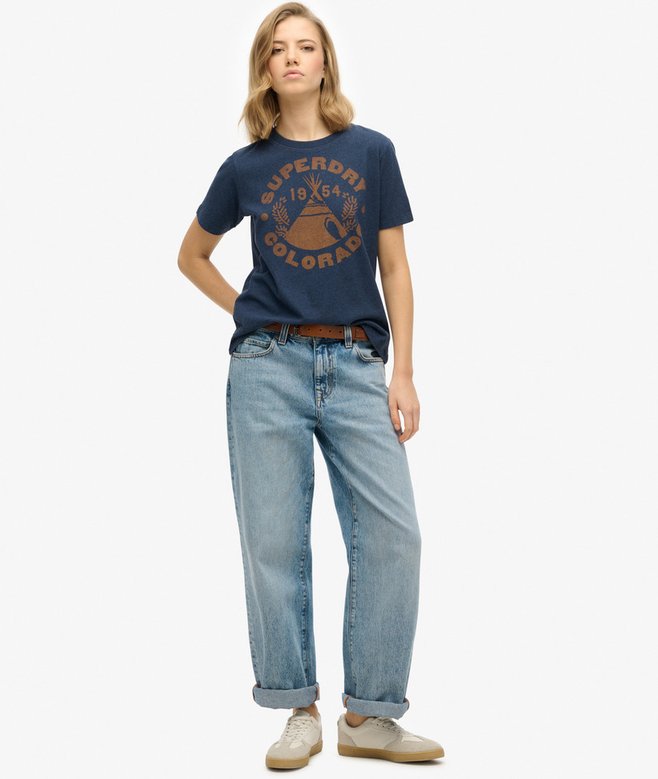 Superdry Camiseta De Corte Relajado Monocromática Lo-fi Outdoor