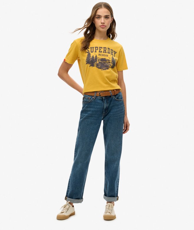 Superdry Camiseta De Corte Relajado Monocromática Lo-fi Outdoor