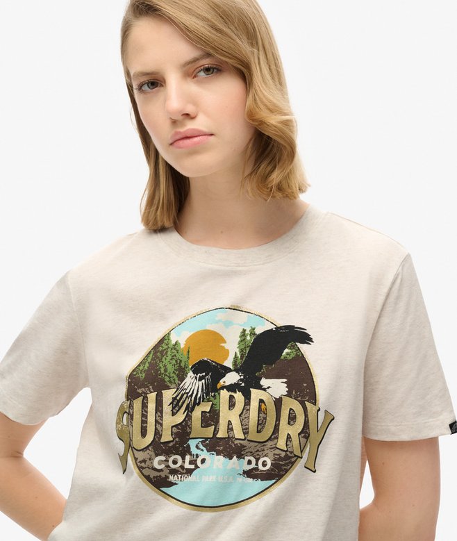 Superdry Camiseta De Corte Relajado Travel Souvenir