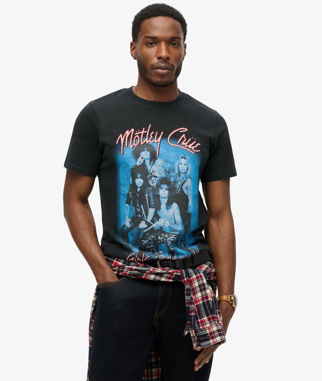 superdry Camiseta de edición limitada Mötley Crüe x Superdry