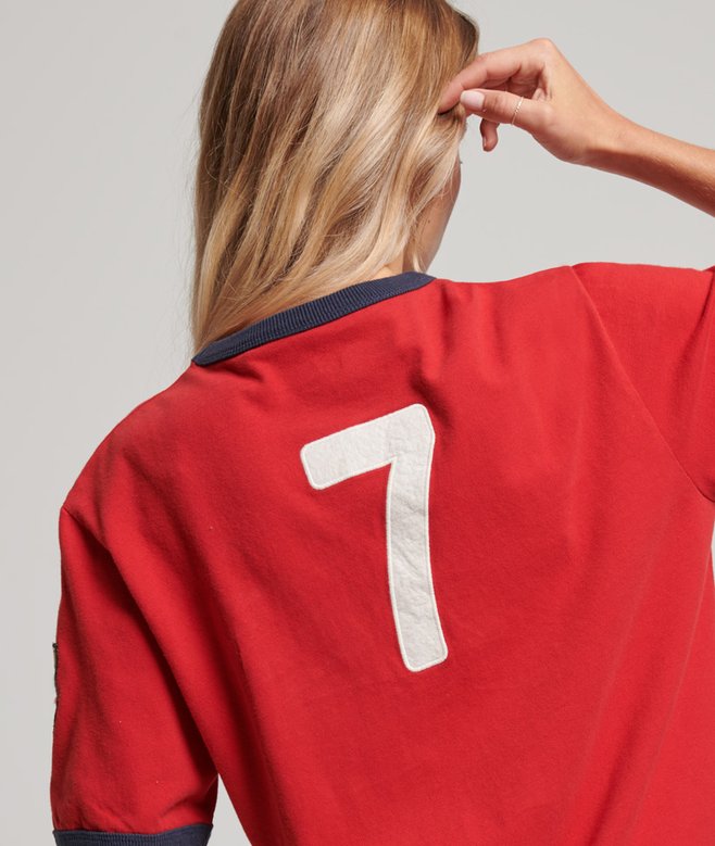 Superdry Camiseta De Fútbol De Inglaterra En Felpa Rizada De Superdry
