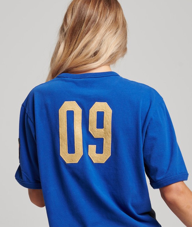 Superdry Camiseta De Fútbol De Italia En Felpa Rizada De Superdry