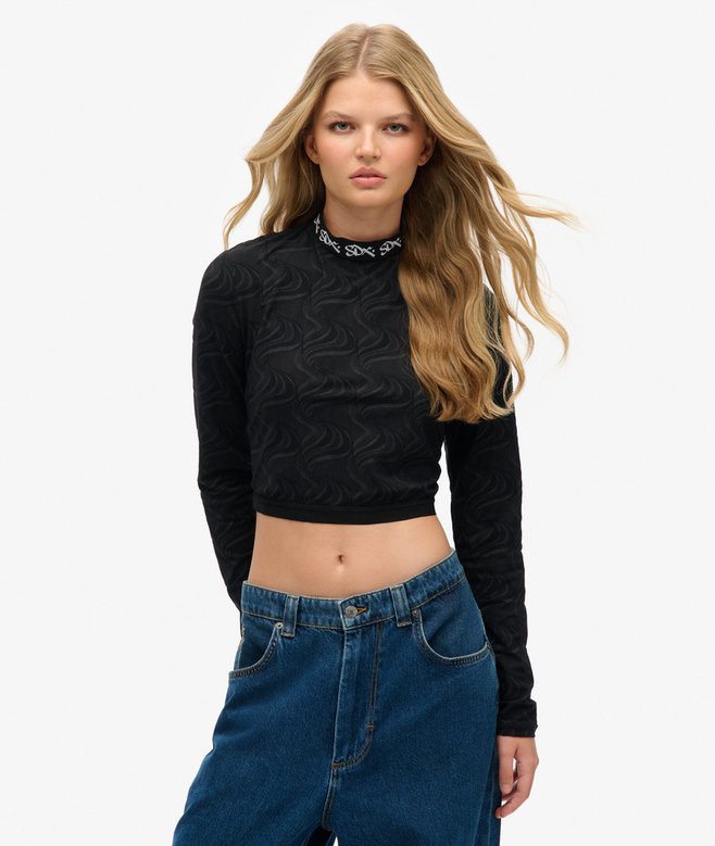 superdry Camiseta de malla jacquard de edición limitada SDX