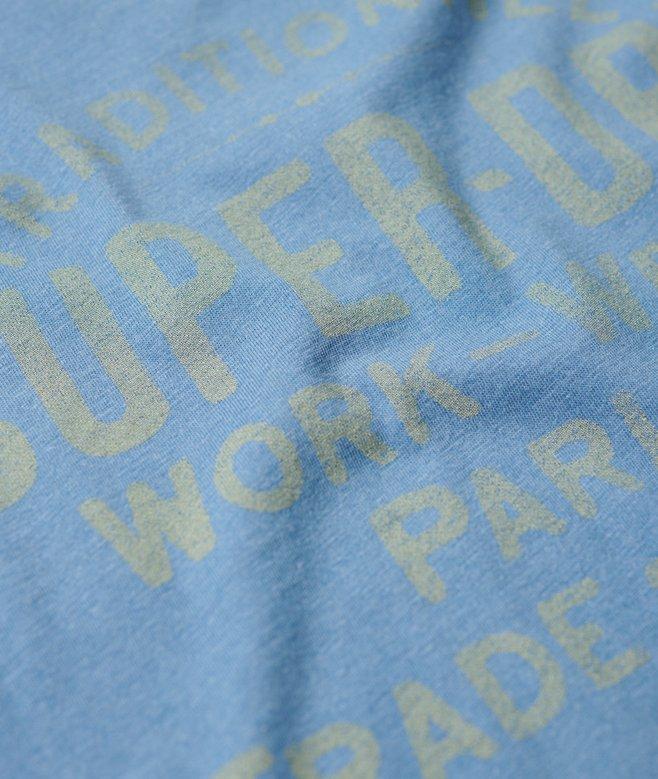 Superdry Camiseta De Manga Casquillo Color índigo Workwear