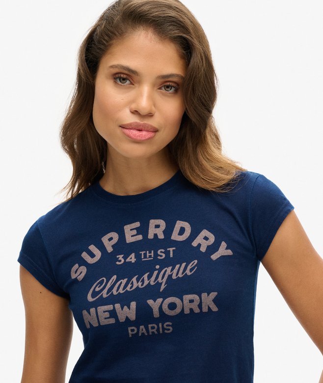 Superdry Camiseta De Manga Casquillo Color índigo Workwear