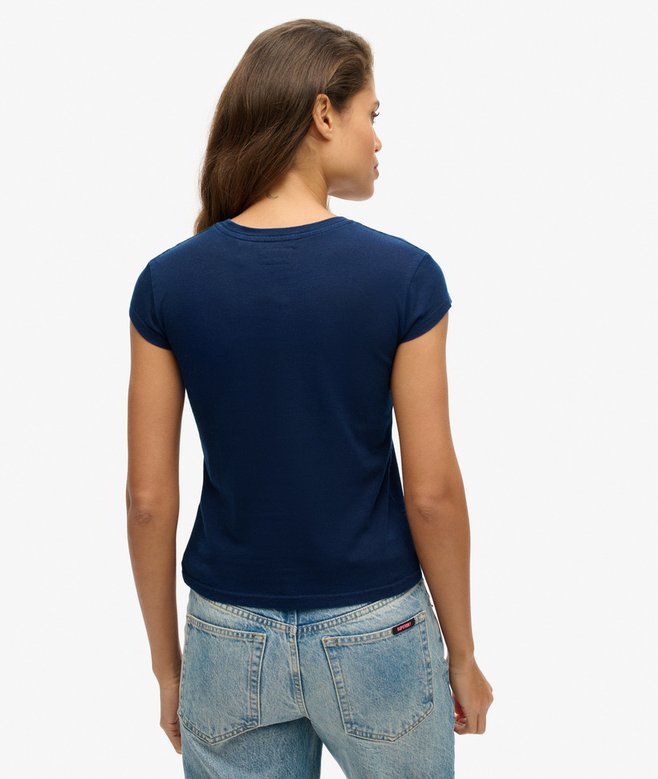 Superdry Camiseta De Manga Casquillo Color índigo Workwear