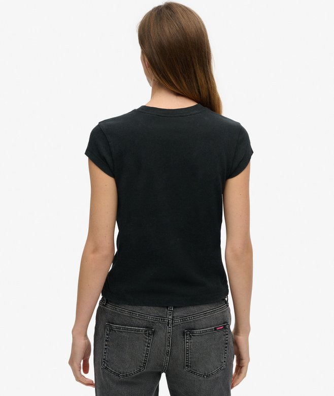 Superdry Camiseta De Manga Casquillo De Iron Maiden X Superdry