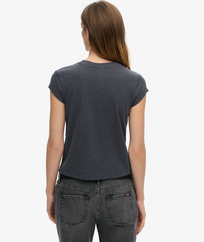 Superdry Camiseta De Manga Casquillo De Iron Maiden X Superdry