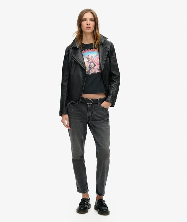 Superdry Camiseta De Manga Casquillo De Iron Maiden X Superdry