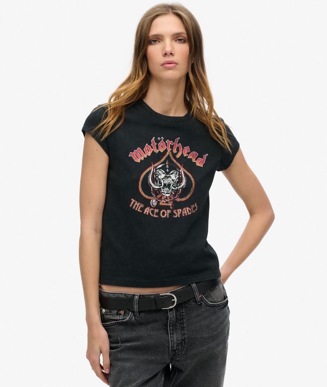 superdry Camiseta de manga casquillo de Motörhead x Superdry