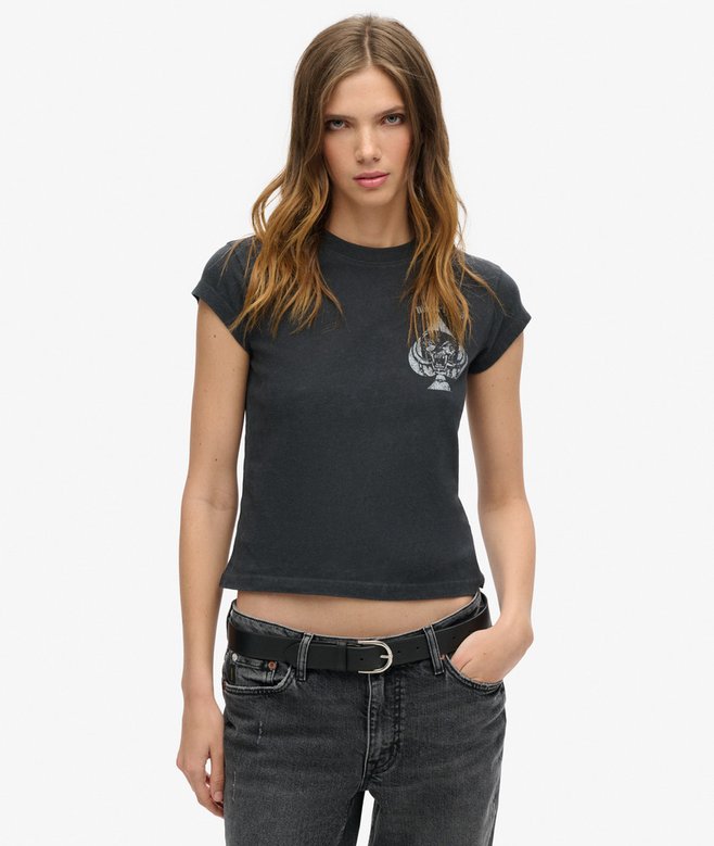 superdry Camiseta de manga casquillo de Motörhead x Superdry