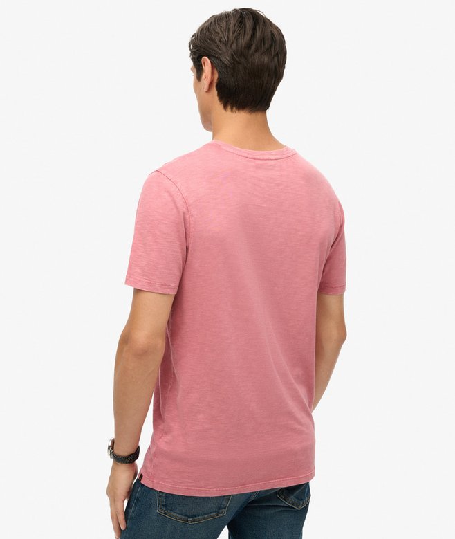 Superdry Camiseta De Manga Corta Flameada Con Cuello En V